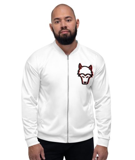 "The Glitch Wolf" - Unisex Bomber Jacket