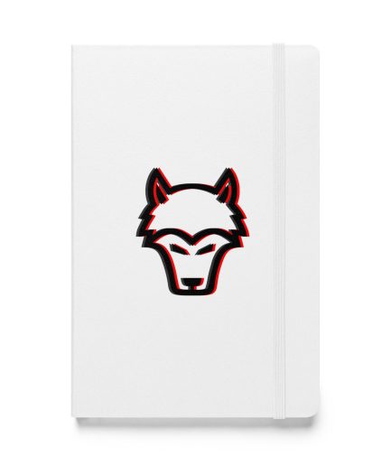 "The Glitch Wolf" - Hardcover bound notebook