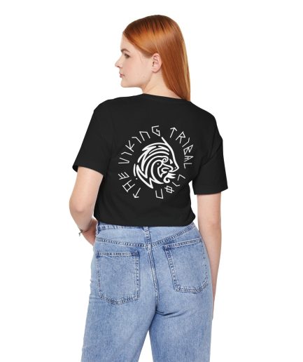 "Viking Tribal Lion" - Unisex Jersey Short Sleeve Tee - Comfortable Everyday Essential