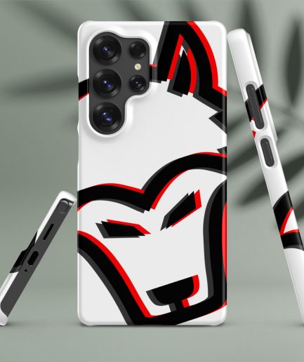 "The Glitchy Wolf" Snap case for Samsung® S25 / S25 Plus / S25 Ultra